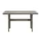 Alaterre Furniture Asti All-Weather Wicker Outdoor 30"H  Dining Table with Glass Top AWWF05FF - alternate 1